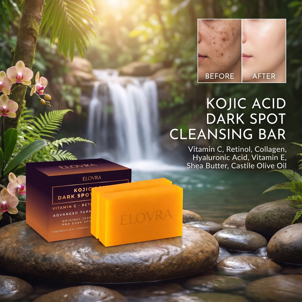 ELOVRA- Kojic Acid Soap Bar